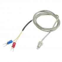 E Type 8mm Thread Probe Thermocouple Temperature Sensor 1M 800 Celsius