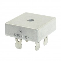 KBPC5-10 1000V 5A Single Phase Bridge Rectifier Half-Wave Silver Tone