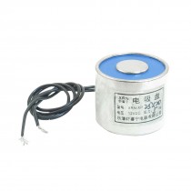 25mm x 20mm 5Kg 11LB Sucking Disc Solenoid Lift Holding Electromagnet DC 12V