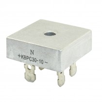 KBPC30-10 1000V 30A Single Phase Bridge Rectifier Half-Wave Silver Tone