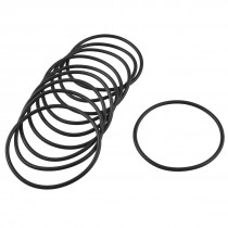 10 Pcs 72mm x 3mm Black Rubber Oil Seal Sealed O Rings Gasket Washer