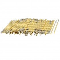 100 Pcs 9100V 1.5mm 4-Point Crown Tip Dia Spring Test Probes Pins