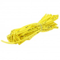 6mm Dia Ratio 2:1 Heat Shrinkable Tube Shrink Tubing 10M Yellow