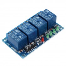 SRD-12VDC-SL-C 4 Channel DC 12V 10A 250V/125VAC 30V/28VDC Relay Module