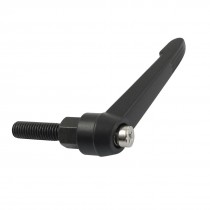 M8 8mm Dia 25mm Length Thread Metal Machine Adjustable Handle