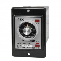 AH2-Y DC 24V 8-Pin DPDT 0-60 Seconds 60Sec Power on Delay Timer Time Relay