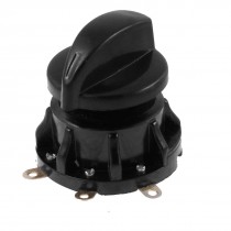 Black Plastic Housing 3P SPTT Speed Control Switch for Electric Fan