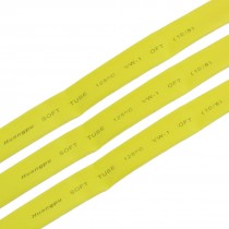 3 Pcs Ratio 2:1 Yellow Polyolefin 10mm Dia Heat Shrink Shrinkable Tube 1M