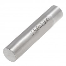 Hole Measuring 10.50mm x 50mm Pin Gage Gauge w Plastic Cylindrical Box