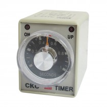 110V AC 1sec 0-1s DPDT 8 Pin 8P Terminals Delay Timer Time Relay AH3-3