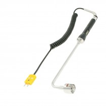 -50-500C 155mm Probe Curved Head Temperature Sensor Thermocouple