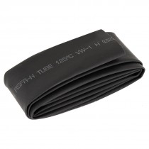 22mm Diameter Black Heat Shrinkable Tube Tubing 1M Long
