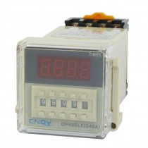 DH48S-1Z Power on Time Delay Relay 8-Pin SPST 0.01S-9999H AC 48V w Socket