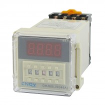 DH48S-2Z Power on Time Delay Relay 8-Pin DPDT 0.01S-99H99M AC 110V w Socket