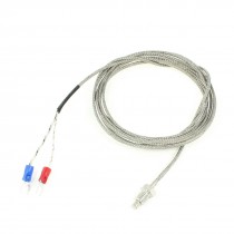 K Type 800 Degree Celsius Thermocouple Sensor Silver Tone
