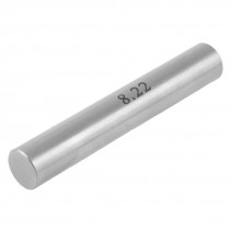 Hole Measuring 8.22mm x 50mm Pin Gage Gauge w Plastic Cylindrical Box