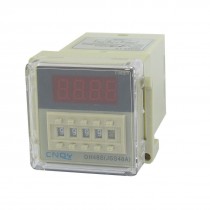 DH48S-1Z LCD Display Time Timer Delay Relay 8-Pin SPST 0.01S-9999H AC/DC36V