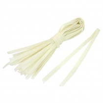 20 Pcs 80cm 12mm Dia. PVC Fiberglass Insulating Sleeving Sleeve