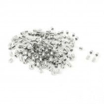 100 Pcs 250 Volts 8Amp Fast Blow Type Glass Tube Fuses 5 x 20mm