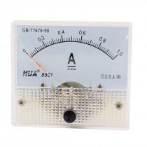 DC 0-1A Ampere Needle Panel Meter Gauge Amperemeter 85C1 w Screws