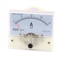 DC 0-20A Ampere Needle Panel Meter Gauge Amperemeter 85C1 + Screws