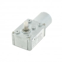 DC 12V 120RPM Output Speed 2 Pin Terminals 6mm Shaft Electric Power Geared Motor