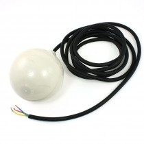 Liquid Water Level Sensor White Plastic Float Ball w 3 Meters Cable