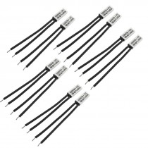 10 Pcs Plastic Head Temperature Switch Thermostat 70C N.O KSD9700