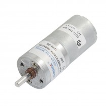 4mm Shaft Diameter Cylinder Shape Electric Gear Motor 2P 24VDC 20RPM