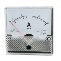 DH-80 AC 0-20A Rectangle Analog Panel Ammeter Gauge