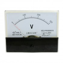 44L1 AC 0V-300V Rectangle Analog Panel Volt Meter Voltmeter Gauge