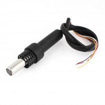 AT850 Black 5 Wired Hot Air Gun Handle Electric Soldering Iron AC 220V 250W