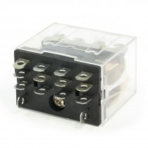 HH64P DC 24V Coil 14 Pins 4PDT Red LED Electromagnetic Relay