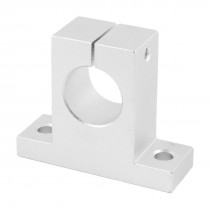 Silver Tone Alumimum SK30 30mm CNC Pillow Block Bearing Linear Guide Support