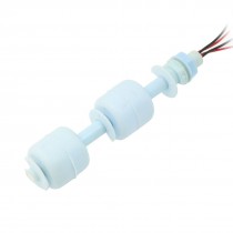 4.7" Length Aquarium Liquid Water Level Sensor Dual Ball PP Floating Switch Blue