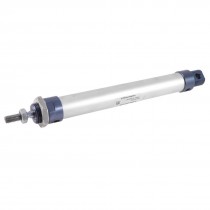 Single Rod Double Action 1MPa Aluminum Alloy Air Cylinder 20mmx125mm