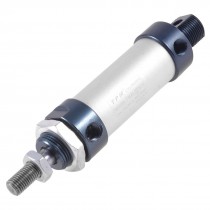 25mm x 25mm Single Rod Double Action 1MPa Aluminum Alloy Air Cylinder