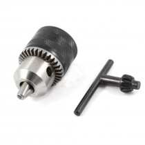 1.5-10mm Capacity 1/2x20UNF Mounted Lathe Chuck with Key Tool