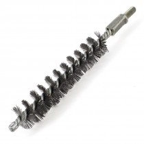 6mm Thread 20mm Diameter Steel Wire Tube Brush Cleaning Tool