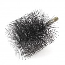 12mm Thread 100mm Diameter Steel Wire Tube Brush Cleaning Tool