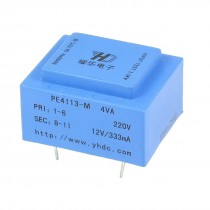 PE4113-M 4VA 50/60 Hz 12V 333mA Output Mains Encapsulated Transformer