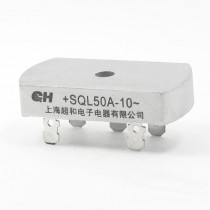 SQL50A-10 1KV 50A Three Phase Bridge Rectifier Half-Wave Silver Tone