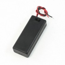 On/Off 2 Wires Lead Switch 2 x1.5V AAA Battery Cell Case Box
