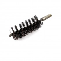 12mm Thread 43mm Diameter Steel Wire Tube Brush Cleaning Tool