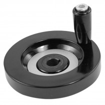 10 x 80mm Back Ripple Hand Wheel w Revolving Handle
