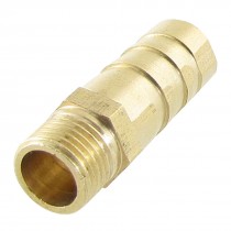 3 8" Male Thread 2 5" Air Water Hose Brass Barb Fitting Coupler Adapter