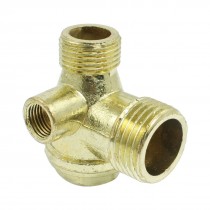 Air Compressor Fittings Male/Female Thread 3Ways Check Valve