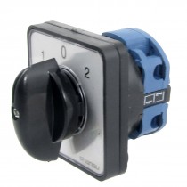 AC 220V-240V 6A 1-0-2 Position Rotary Cam Universal Changeover Switch