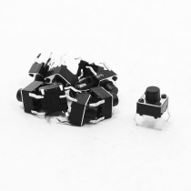 10 Pcs 6x6x6mm 4 Pins DIP PCB Momentary Tactile Tact Push Button Switch