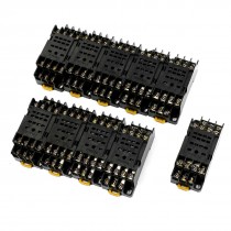 10 Pcs PYF14A Type 14P 35mm DIN Rail Mount Relay Socket Base Stand for H3Y-4